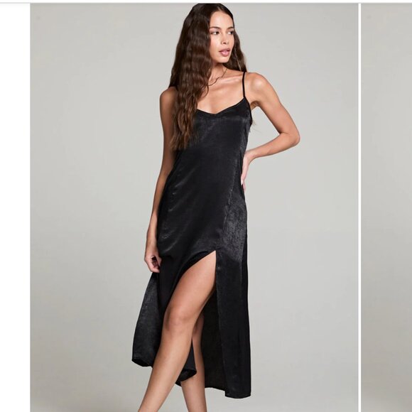 saltwater LUXE Dresses & Skirts - Saltwater Luxe - Tank Midi Dress - Black